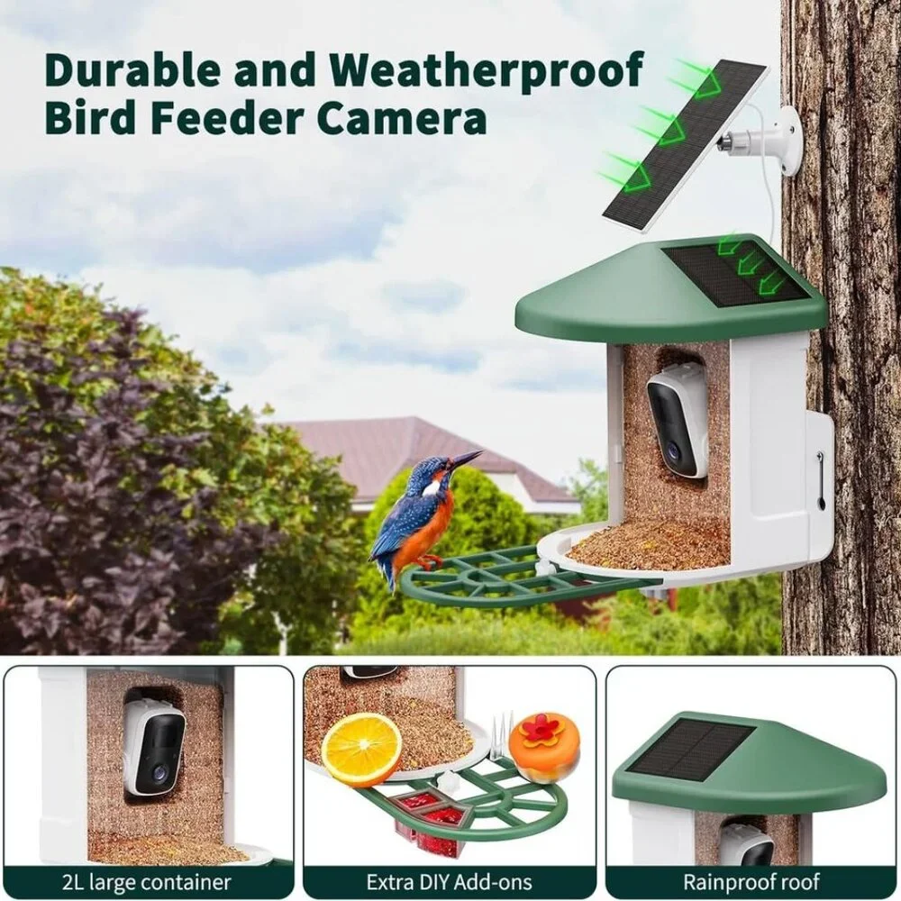 Bird Feeder with AI Identify Bird Species Camera